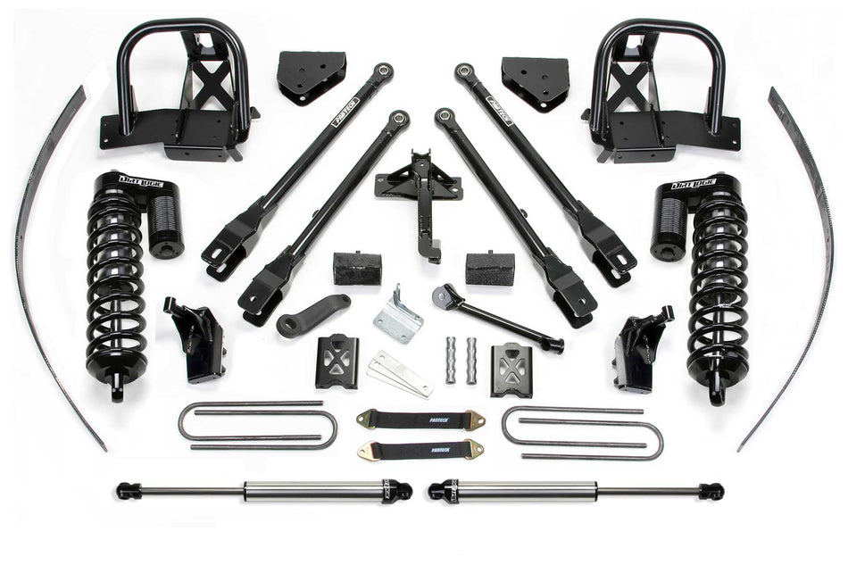 Fabtech 8" 4LINK SYS W/DLSS 4.0 C/O & RR DLSS 08-10 FORD F250 4WD W/O FACTORY OVERLOAD