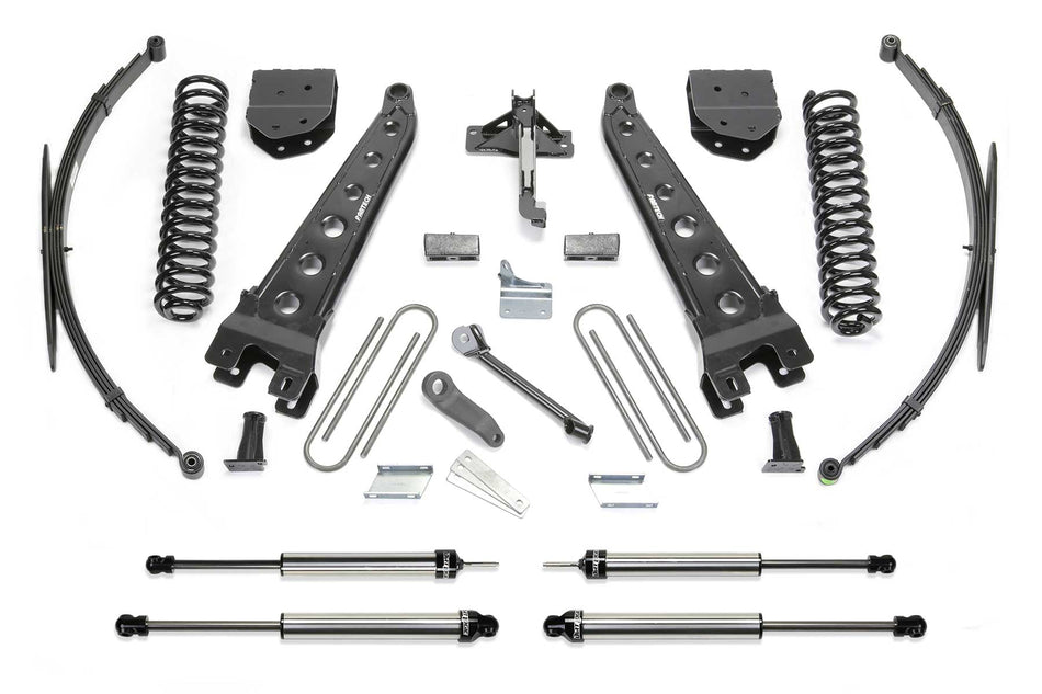 Fabtech 10" RAD ARM SYS W/COILS & DLSS SHKS 08-10 FORD F350 4WD