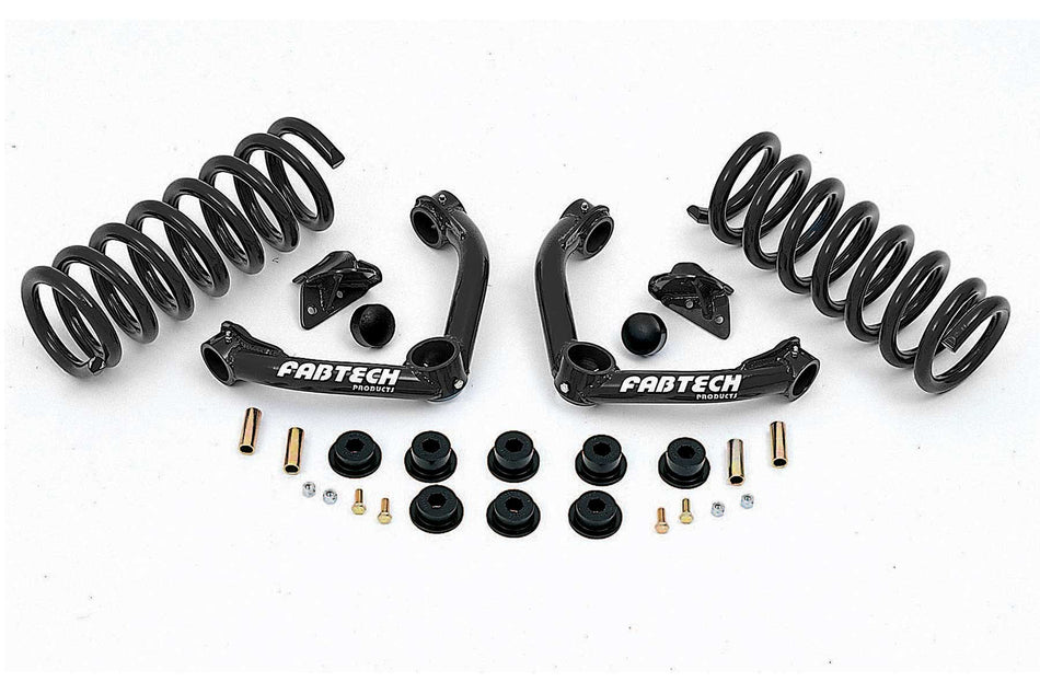 Fabtech 2.5 In. PERF SYS W/PERF SHKS 98-08 FORD RANGER 2WD COIL SPRING FRONT SUSP W/4CYL&3.