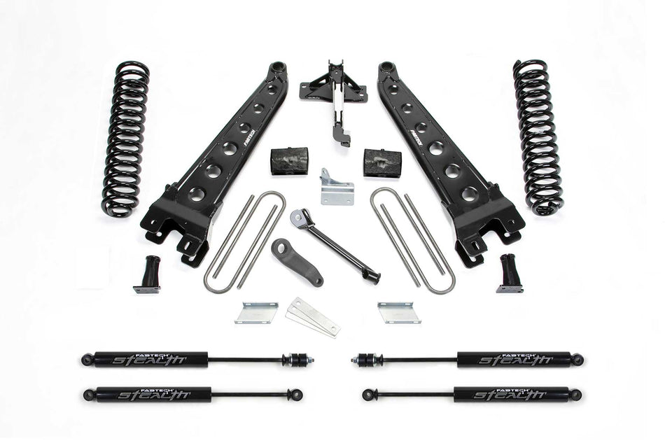 Fabtech 6" RAD ARM SYS W/COILS & STEALTH 2008-16 FORD F250 4WD