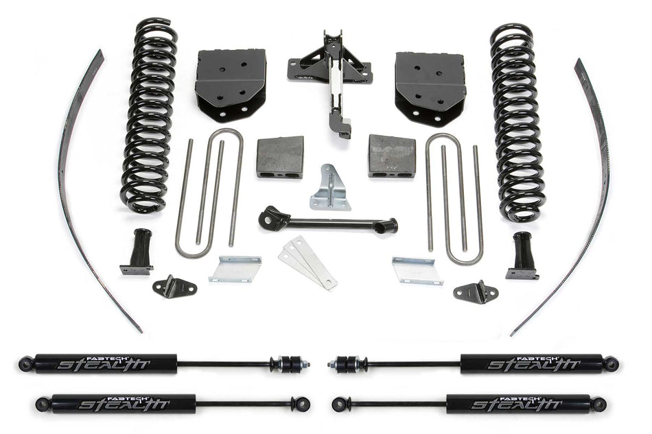 Fabtech 8" BASIC SYS W/STEALTH 2008-16 FORD F250 4WD W/FACTORY OVERLOAD