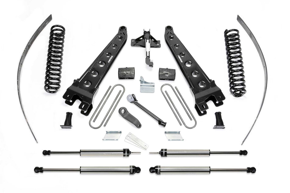 Fabtech 8" RAD ARM SYS W/COILS & DLSS SHKS 2008-16 FORD F250 4WD W/O FACTORY OVERLOAD