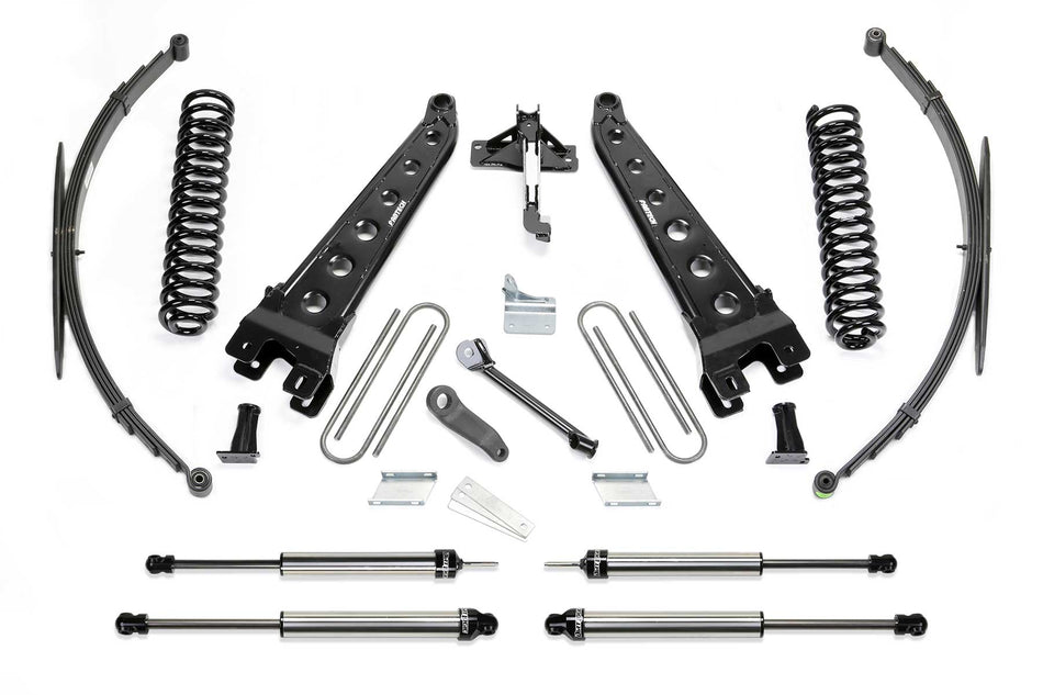 Fabtech 8" RAD ARM SYS W/COILS & RR LF SPRNGS & DLSS SHKS 2008-16 FORD F250/350 4WD