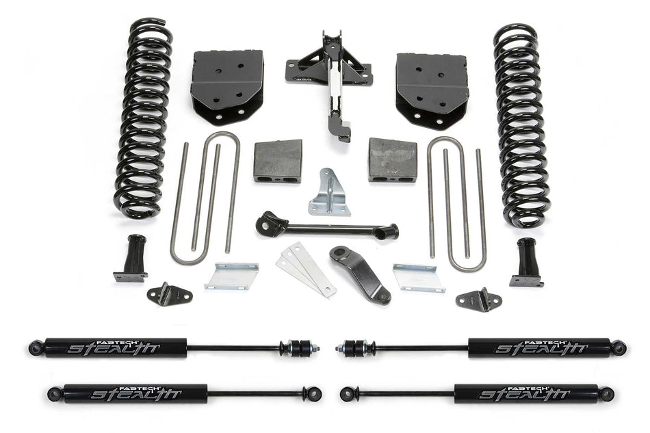 Fabtech 6" BASIC SYS W/STEALTH 2008-16 FORD F350/450 4WD 8 LUG