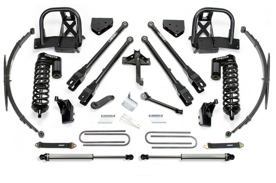 Fabtech 8" 4LINK SYS W/DLSS 4.0 C/O& RR LF SPRNGS & RR DLSS 2011-16 FORD F250/350 4WD