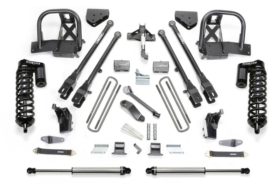 Fabtech 6" 4LINK SYS W/DLSS 4.0 C/O& RR DLSS 2011-13 FORD F450/550 4WD 10 LUG