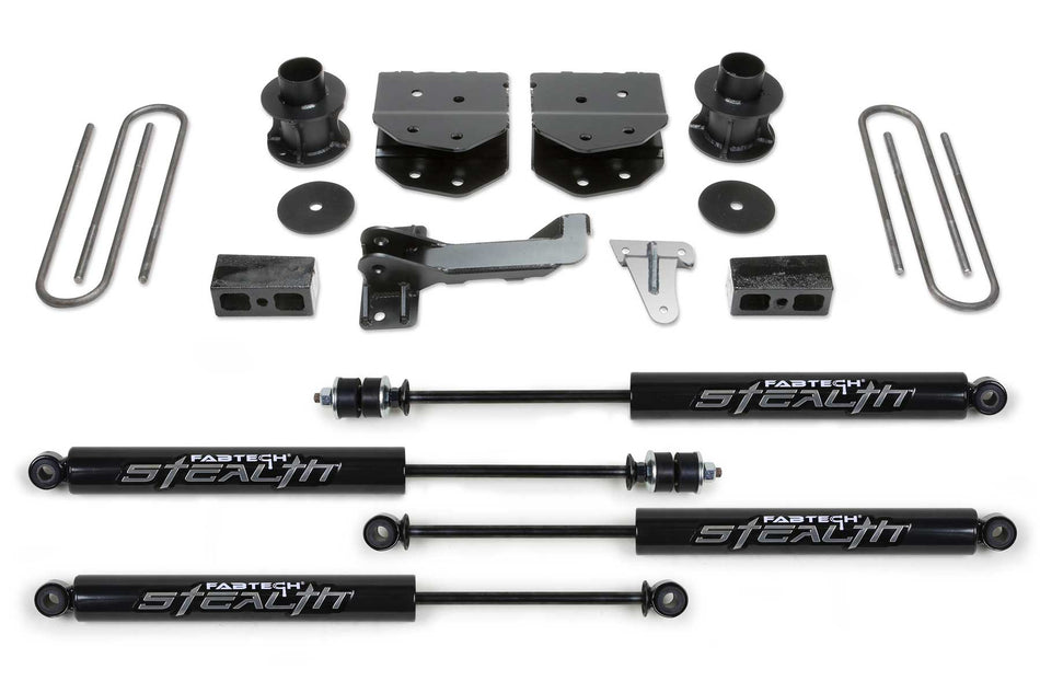 Fabtech 4" BUDGET SYS W/STEALTH 2005-07 FORD F250/350 4WD