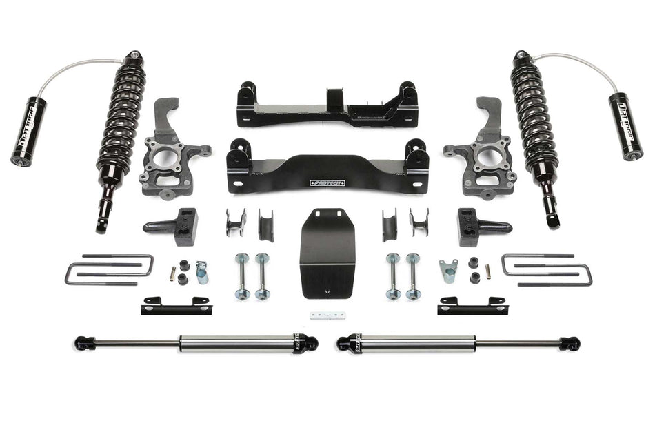 Fabtech 4" PERF SYS W/DLSS 2.5 C/O RESI & RR DLSS 2009-13 FORD F150 4WD