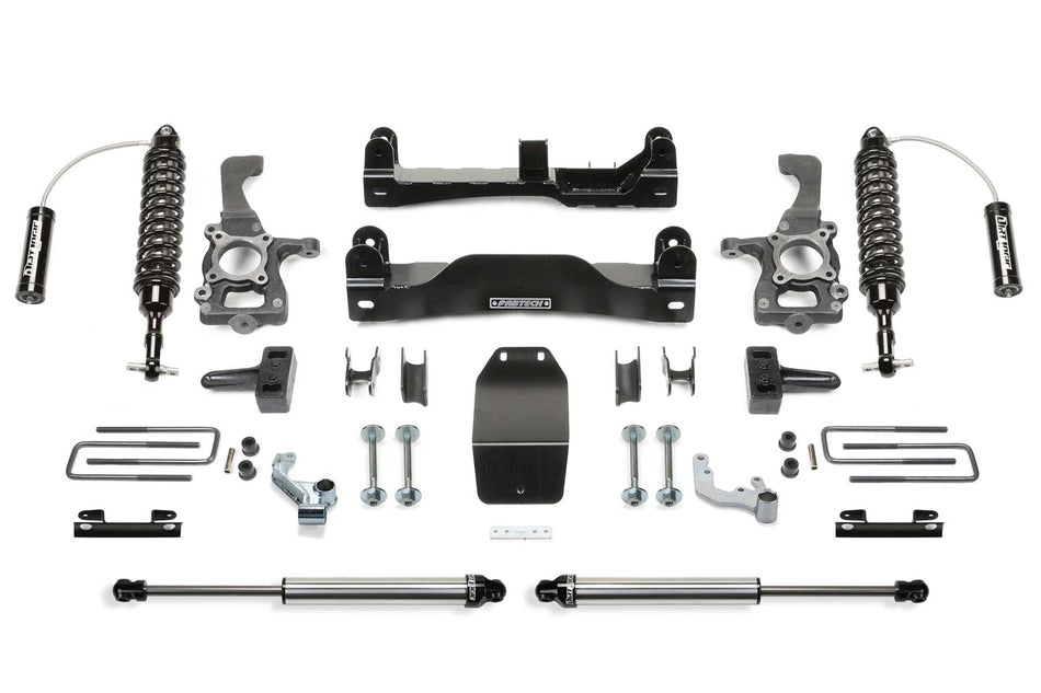 Fabtech 4" PERF SYS W/ DLSS 2.5 C/O RESI AND RR DLSS 2014 FORD F150 4WD