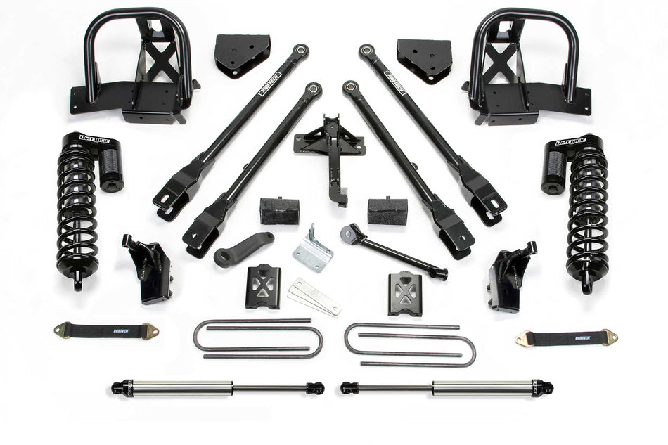 Fabtech 4" 4LINK SYS W/DLSS 4.0 C/O& RR DLSS 2011-16 FORD F250 4WD