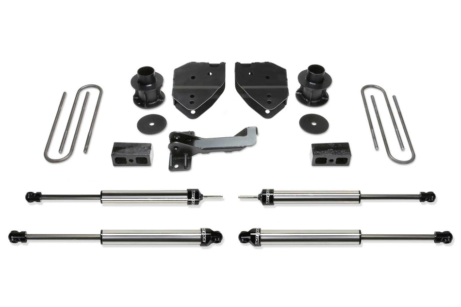 Fabtech 4" BUDGET SYS W/DLSS SHKS 17-21 FORD F250/F350 4WD