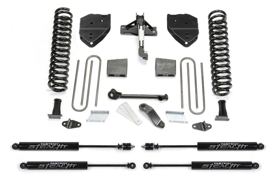 Fabtech 4" BASIC SYS W/STEALTH 17-21 FORD F250/F350 4WD DIESEL