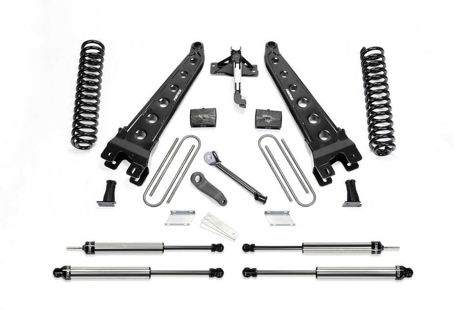 Fabtech 4" RAD ARM SYS W/COILS & DLSS SHKS 17-21 FORD F250/F350 4WD GAS