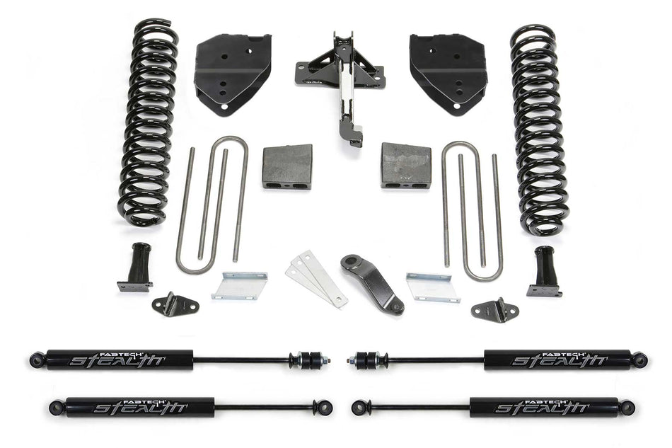 Fabtech 6" BASIC SYS W/STEALTH 17-21 FORD F250/F350 4WD GAS