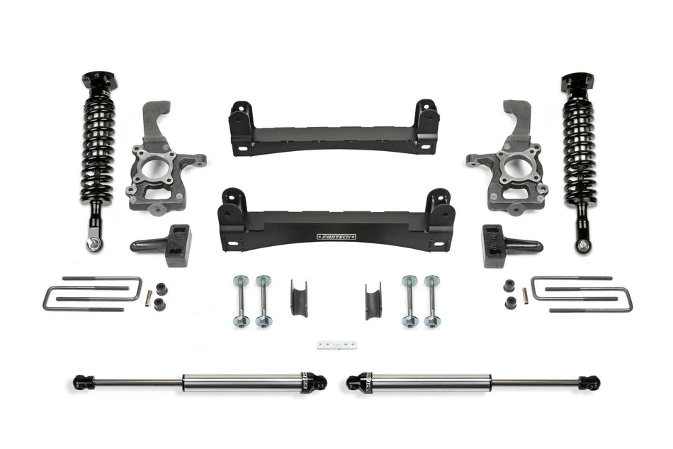 Fabtech 4" PERF SYS W/ 2.5 & 2.25 2015-20 FORD F150 2WD