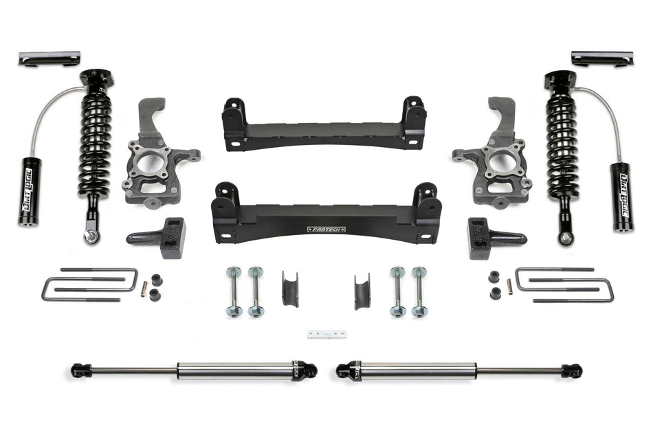 Fabtech 4" PERF SYS W/ 2.5 RESI & 2.25 2015-20 FORD F150 2WD