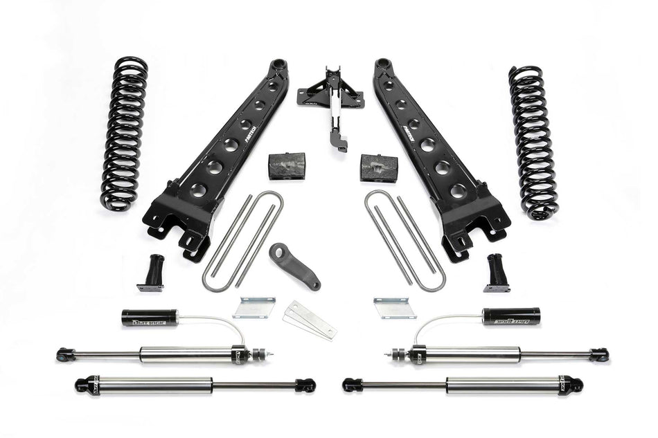 Fabtech 6" RAD ARM SYS W/COILS & 2.25 DL RESI FRT AND DL RR SHKS 17-21 FORD F250/350 4WD