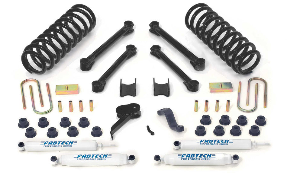 Fabtech 4.5 In. PERF SYS W/PERF SHKS 09-13 DODGE 2500/3500 4WD W/DIESEL & AUTO