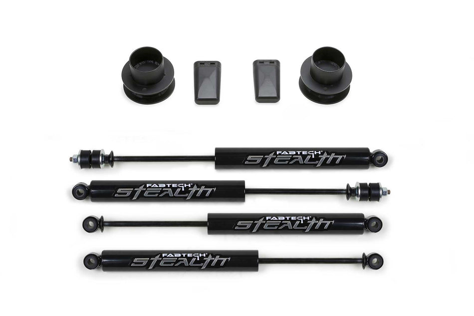 Fabtech 2.5 In. COIL SPCR KIT W/STEALTH 2013-18 RAM 3500 4WD W/FACTORY RADIUS ARMS