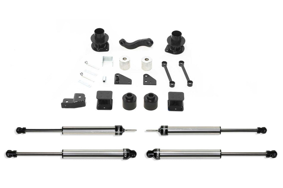 Fabtech 3" BASIC SYS W/DLSS SHKS 2007-18 JEEP JK 4WD