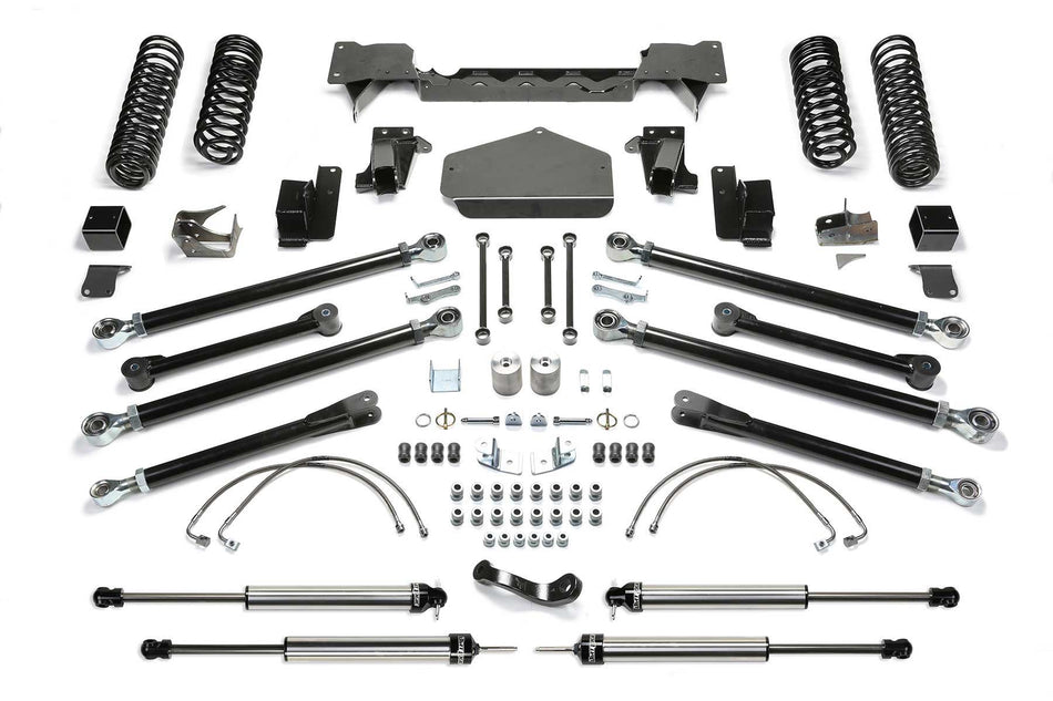 Fabtech 5" CRAWLER LT W/ DLSS SHKS 2007-18 JEEP JK 2-DOOR