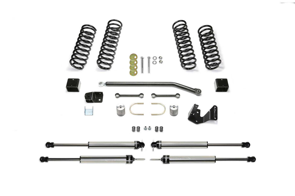 Fabtech 3" SPORT II SYSTEM W/DLSS SHKS 2007-18 JEEP JK 2-DOOR