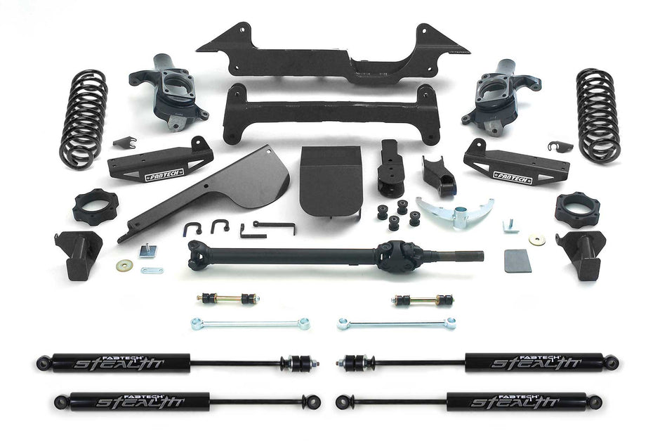Fabtech 6" PERF SYS W/STEALTH 03-08 HUMMER H2 SUV/SUT 4WD W/RR COIL SPRINGS