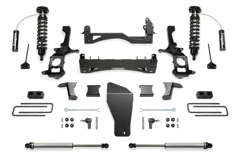 Fabtech 6" PERF SYS W/DL 2.5 RESI & 2.25 2016-18 NISSAN TITAN XD 4WD DIESEL