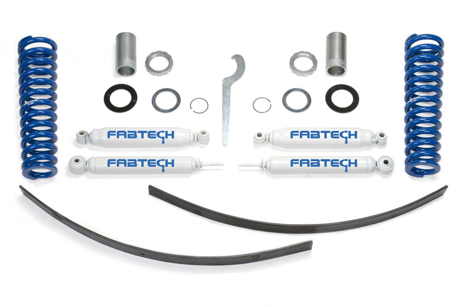 Fabtech 0-3.5 In. BASIC ADJ C/O SYS W/ PERF RR SHKS 95.5-04 TOYOTA TACOMA PRNNR 6 LUG MDLS