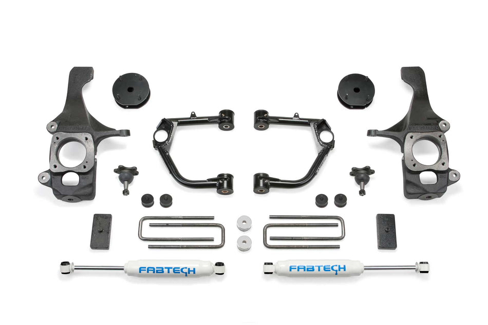 Fabtech 4" UCA KIT W/BJS & PERF SHKS 07-15 TOYOTA TUNDRA 2WD/4WD