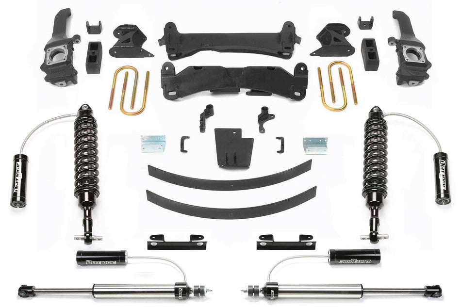 Fabtech 6" PERF SYS W/DLSS 2.5C/O RESI & RR DLSS RESI 2016-21 TOYOTA TACOMA 4/2WD 6 LUG