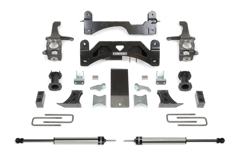 Fabtech 6" BASIC SYS W/C/O SPACERS & RR DLSS 2016-21 TOYOTA TUNDRA 2WD/4WD