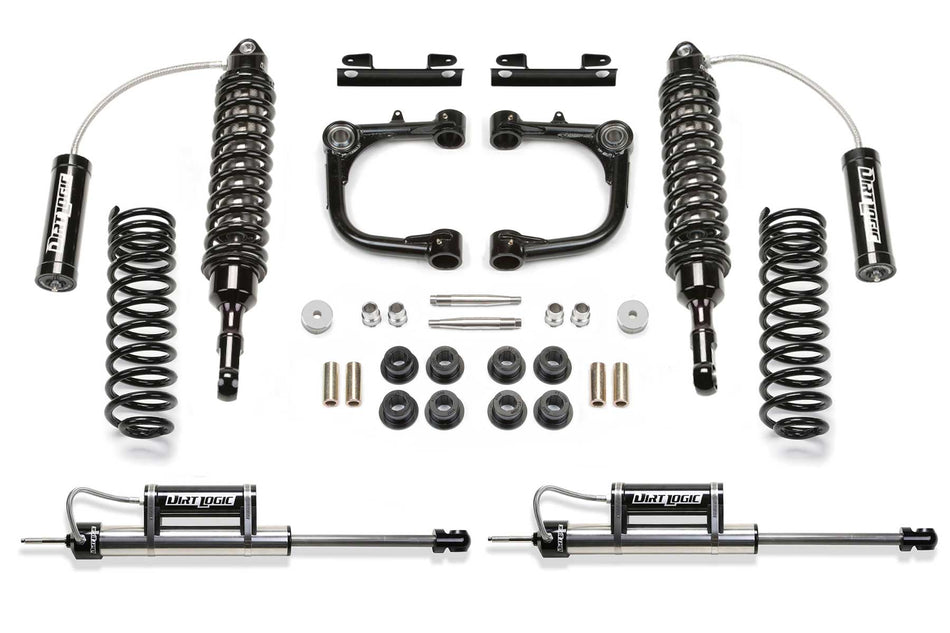 Fabtech 3" UCA SYS W/DL 2.5 C/O W/DL RESI RR SHKS 2010-22 TOYOTA 4RUNNER 4WD W/O KDSS