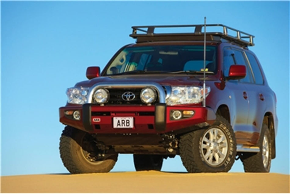 ARB 3915040 Deluxe Sahara Front Bumper with Bar for Toyota Land Cruiser 200 Series 2007-2012