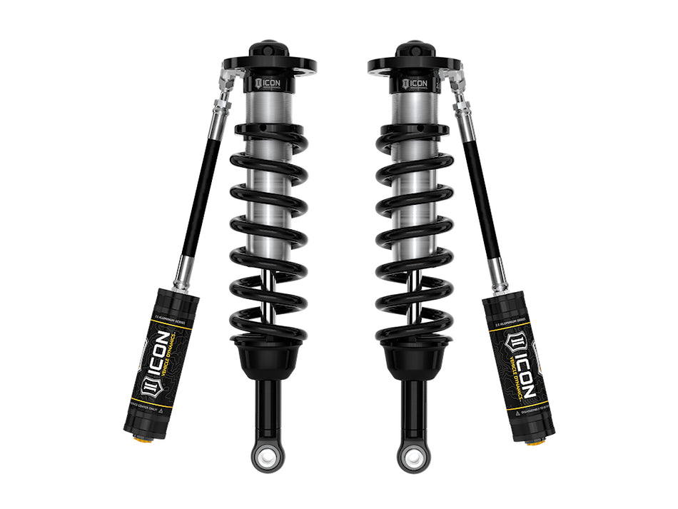ICON 22-23 Tundra 1.25-3.5" 23 Sequoia 3-4.5" Lift 2.5 Front RR CO Kit Pair