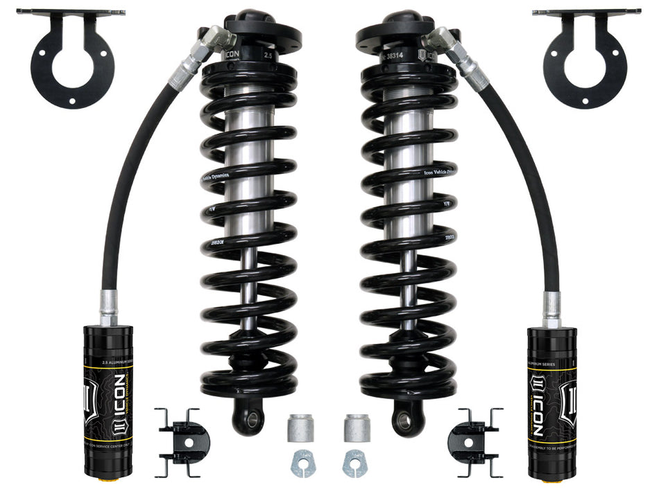 ICON 2005-2023 Ford F-250/F-350 Super Duty 4WD 2.5” Lift 2.5 VS Remote Reservoir Coilover Conversion Kit