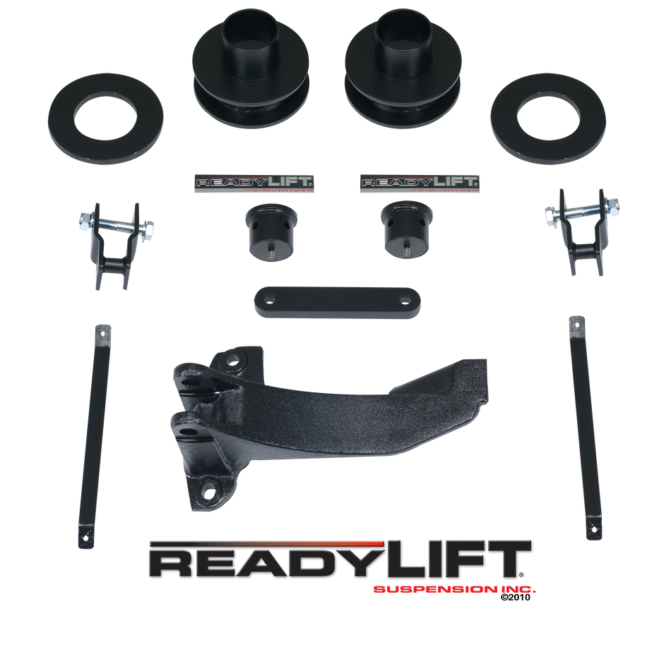 ReadyLIFT 2008-10 FORD F250/F350/F450 2.5'' Front Leveling Kit With Track Bar Bracket