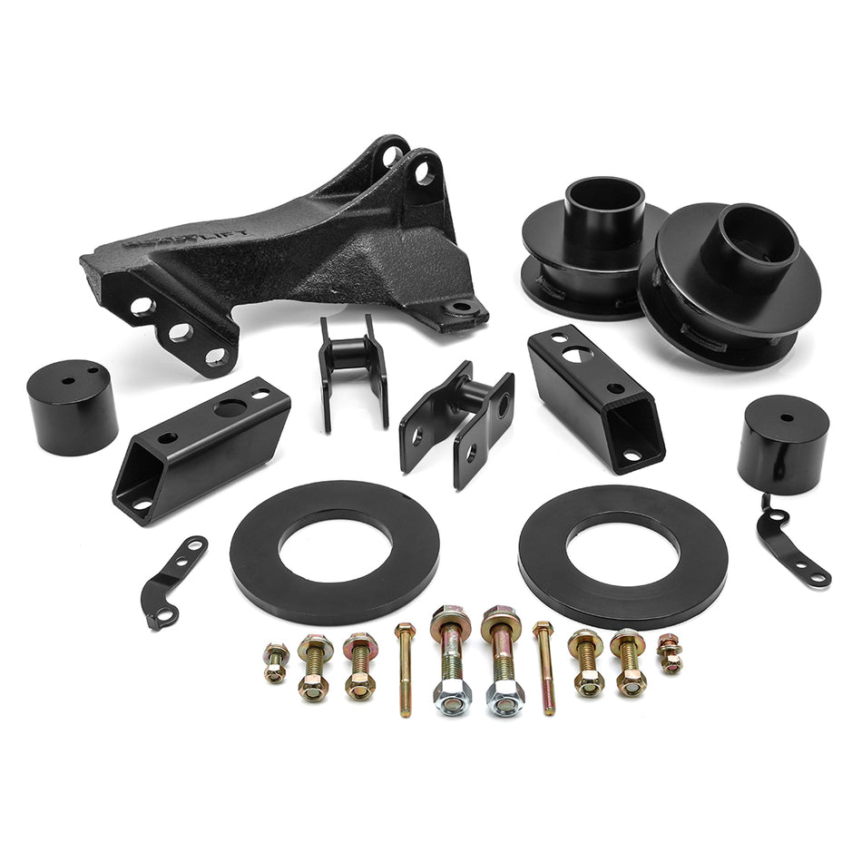 ReadyLIFT 2011-18 FORD F250/F350/F450 2.5'' Leveling Kit With Track Bar Relocation Bracket