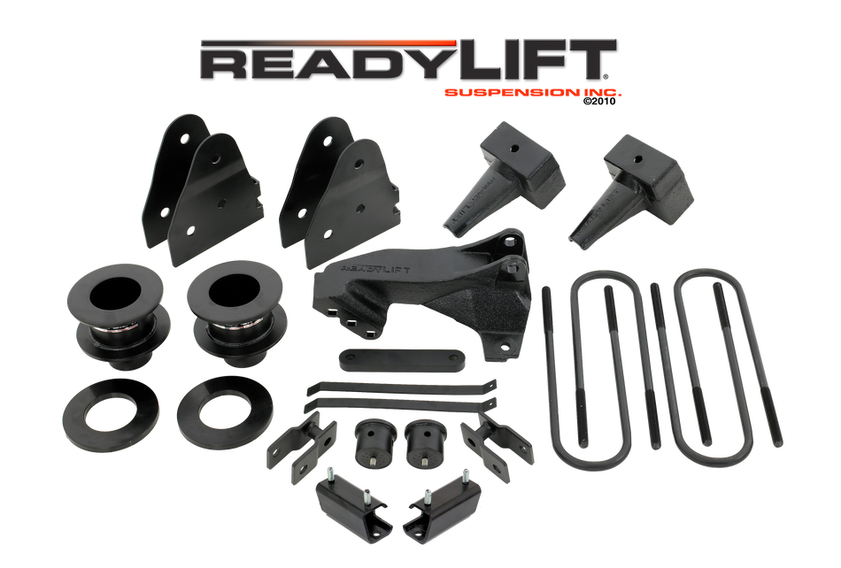 ReadyLIFT 2011-16 FORD F250 2.5'' SST Lift Kit With 4'' Rear Blocks - 1 Pc Drive Shaft