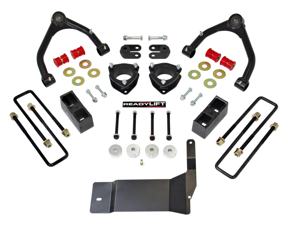 ReadyLIFT 2014-18 CHEV/GMC 1500 4'' SST Lift Kit - Alum Or Stamped Steel UCA