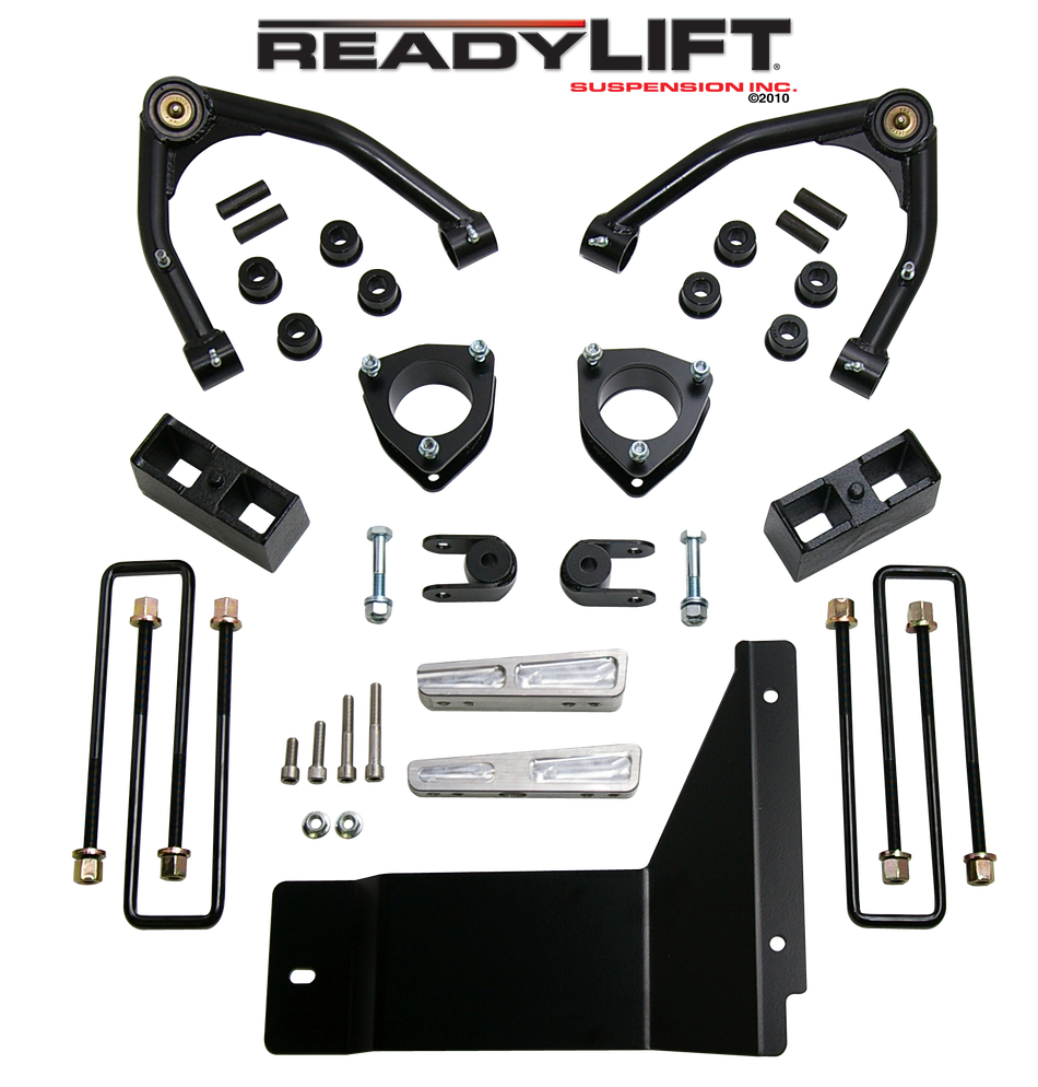 ReadyLIFT 2007-13 CHEV/GMC 1500 4'' Front With 1.75'' Rear SST Lift Kit - Cast Steel UCA