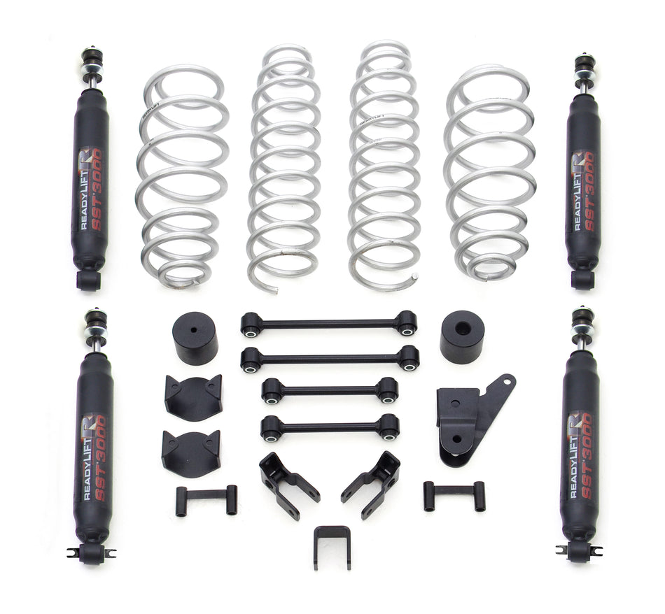 ReadyLIFT 2007-17 JEEP JK 2.5?? Coil Spring Lift Kit With SST3000 Shocks