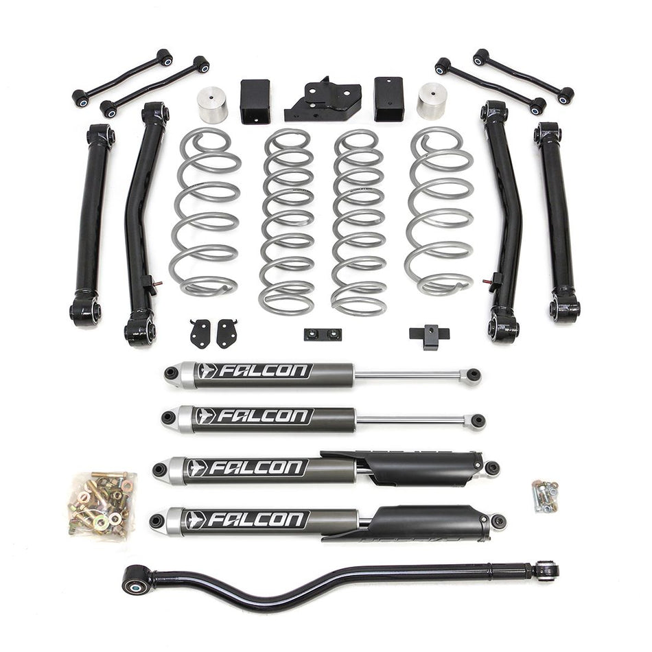 ReadyLIFT 2018-2022 Jeep JL Wrangler Terrain Flex 4-Arm Kit With Falcon 3.5''