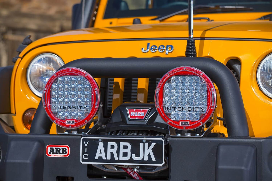 ARB 3450230 Deluxe Front Bumper with Fog Lamp Holes for Jeep Wrangler JK 2007-2018