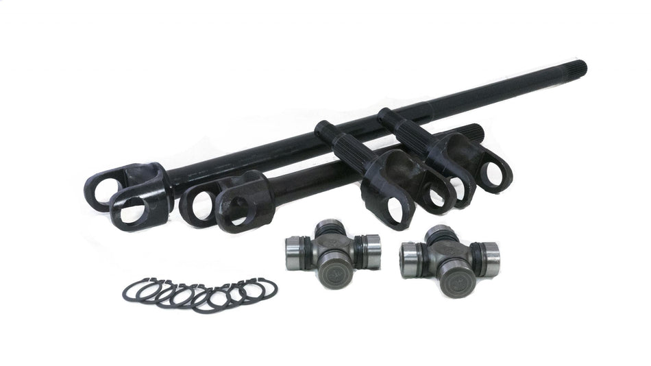 Discovery Series Front Axle Kit for TJ XJ YJ and ZJ Dana 30 4340 Chromoly Front with 5-760X U/Joints 30 Spline Upgrade (Need Locker) Revolution Gear