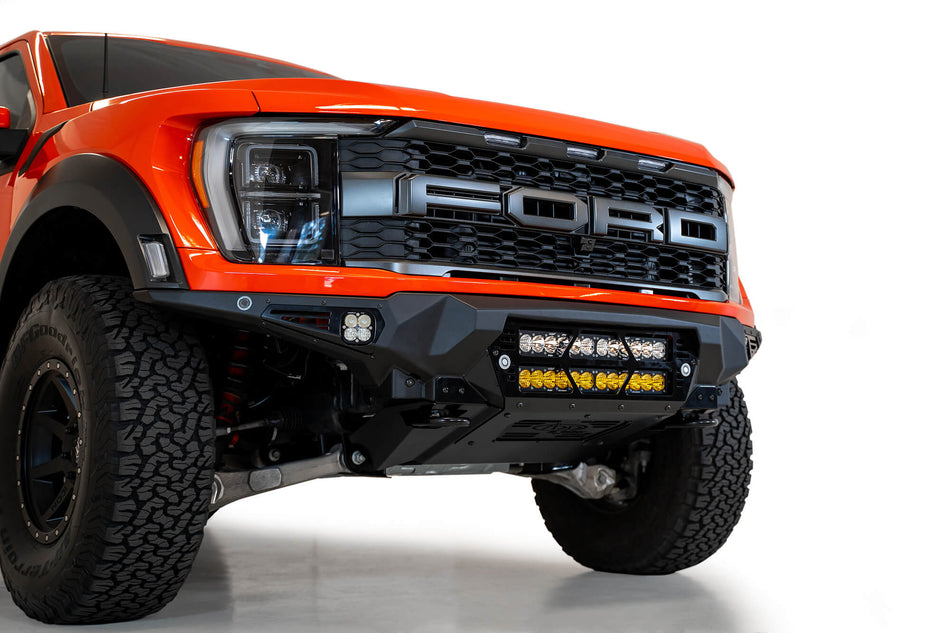 2021-2023 FORD F-150 RAPTOR/RAPTOR R BOMBER FRONT BUMPER (20-INCH LIGHTS)