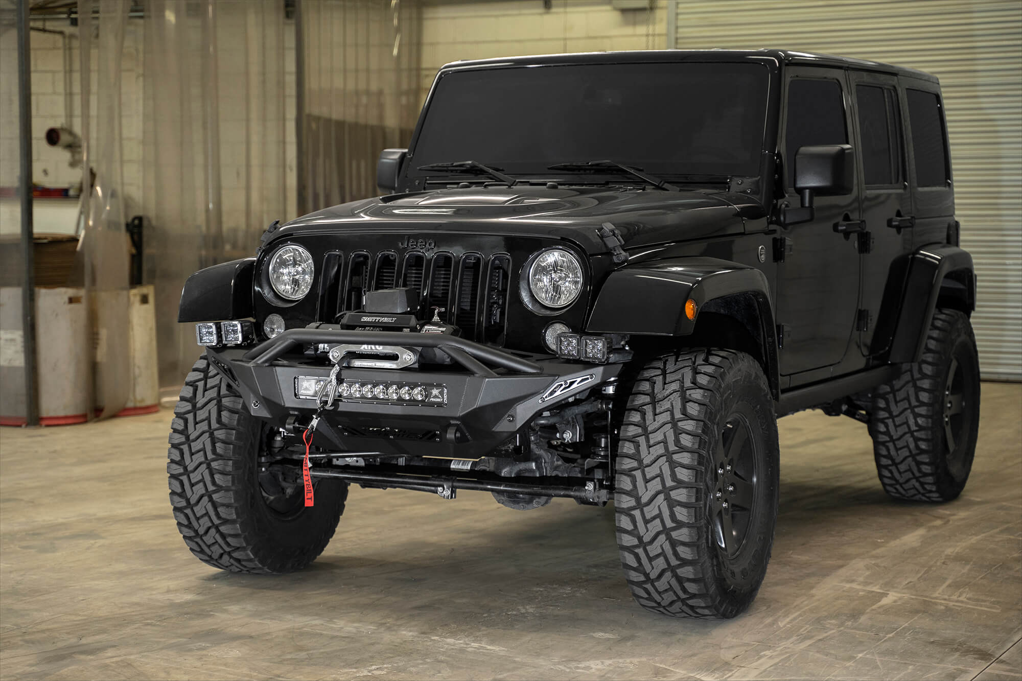 Jeep Grumpy 2007-2018 JEEP WRANGLER JK STEALTH FIGHTER FRONT BUMPER | HERITAGE ...