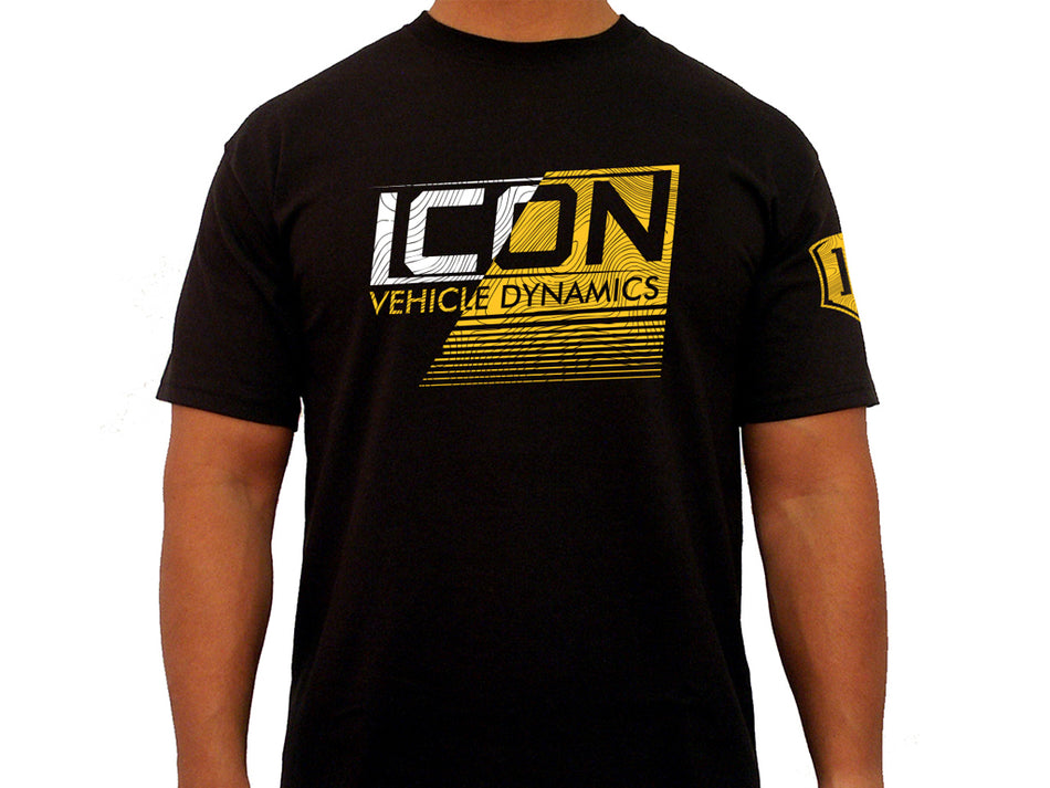 ICON STRIKEOUT TEE BLACK - XXLARGE