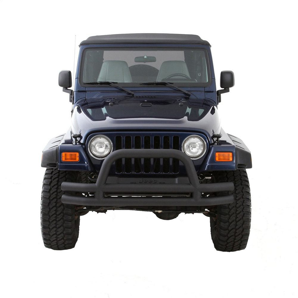 Tubular Bumper - Front - W/ Hoop - Black Textured – Xtreme 4WD