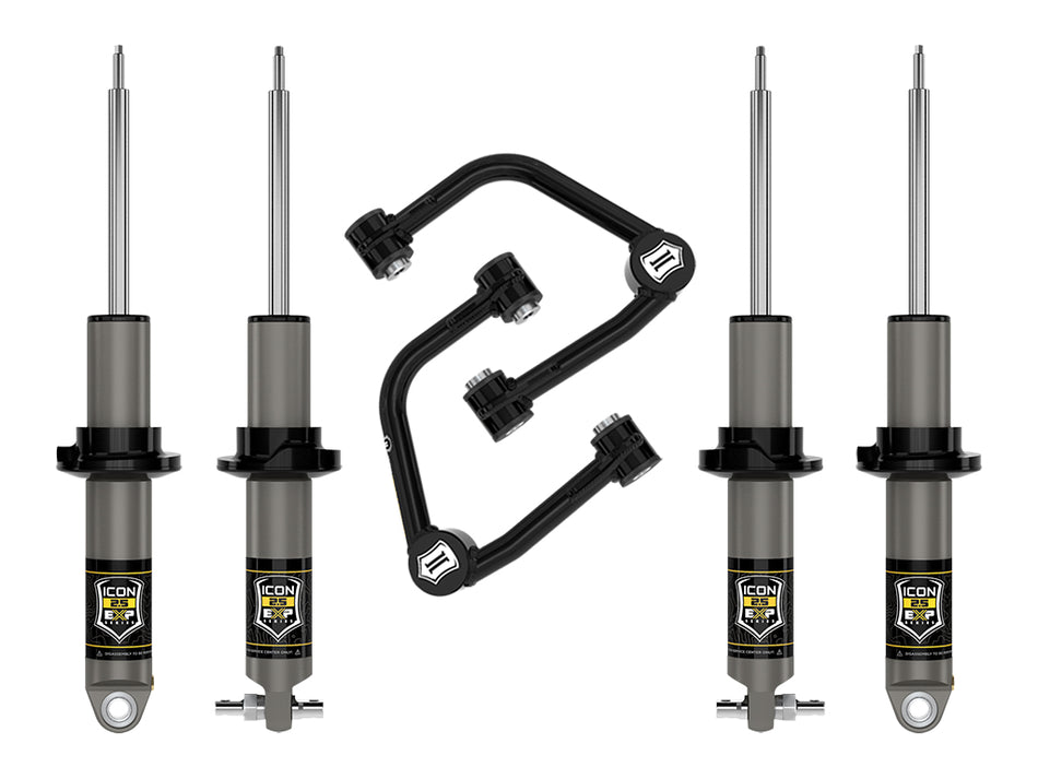 ICON 2021-2023 Bronco HOSS 2.0 Pkg 0-2" Lift Stage 2 Suspension System Tubular